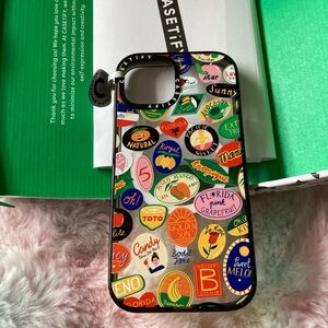 Casetify iPhone 15 fruit sticker case